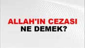 Allah'ın Cezası