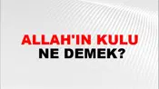 Allah'ın Kulu