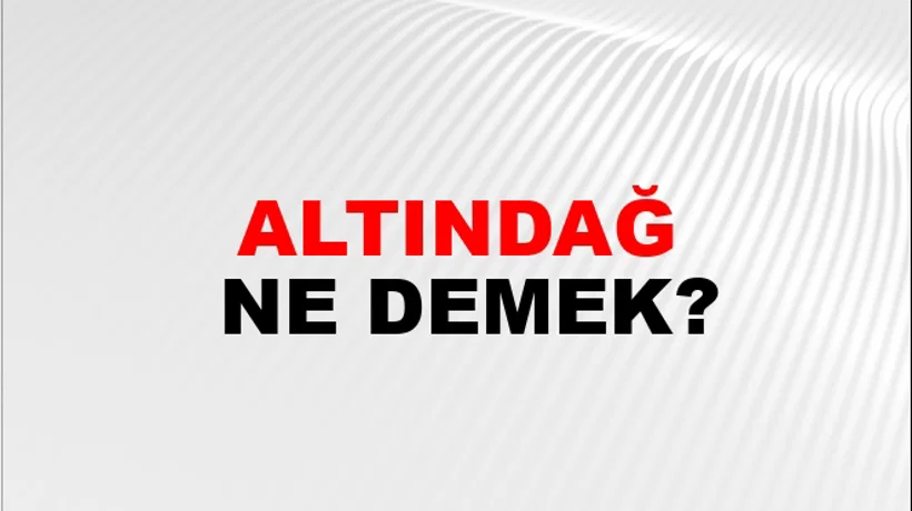 Altındağ Altındağ