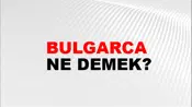 Bulgarca