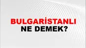 Bulgaristanlı