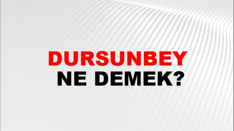 Dursunbey Dursunbey