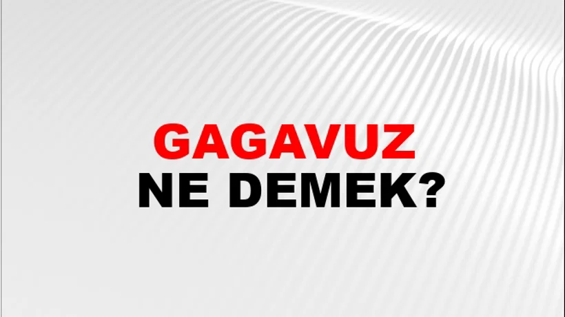 Gagavuz Gagavuz