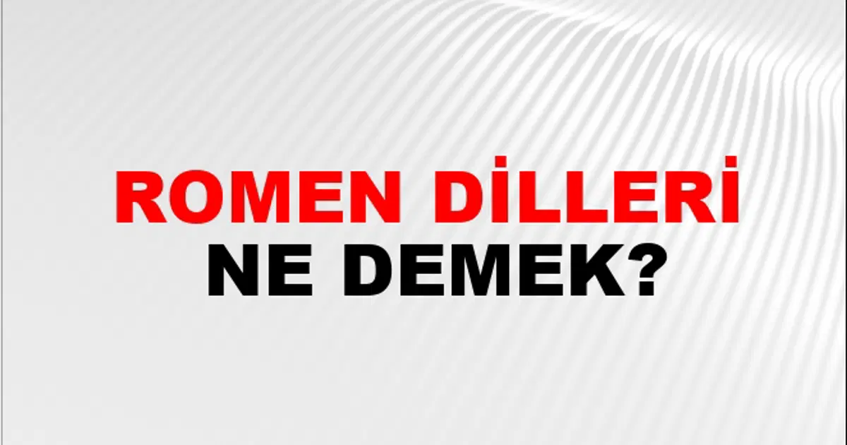 Romen Dilleri Nasıl Yazılır? | NTV Haber