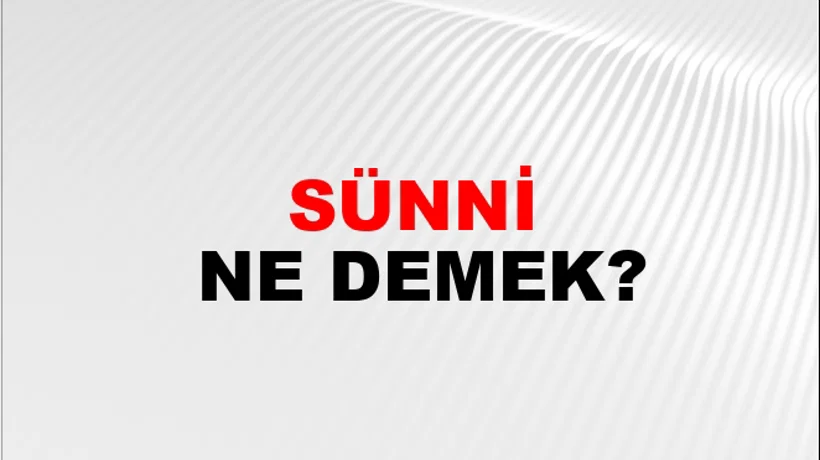Sünni Sünni