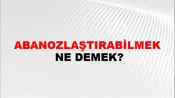 Abanozlaştırabilmek
