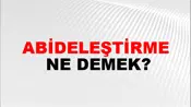 Abideleştirme
