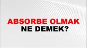 Absorbe Olmak