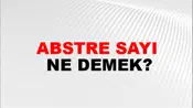 Abstre Sayı