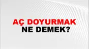 Aç Doyurmak