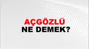 Açgözlü