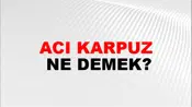 Acı Karpuz
