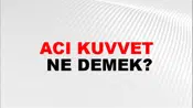 Acı Kuvvet