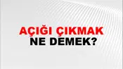 Açığı Çıkmak