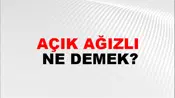 Açık Ağızlı