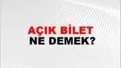 Açık Bilet