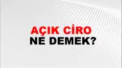 Açık Ciro