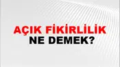 Açık Fikirlilik