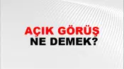 Açık Görüş