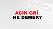 Açık Gri