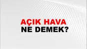 Açık Hava