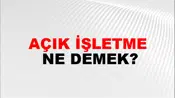 Açık İşletme