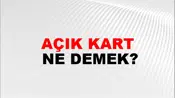 Açık Kart