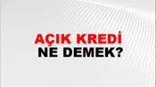 Açık Kredi