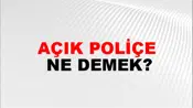 Açık Poliçe