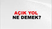 Açık Yol