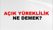 Açık Yüreklilik