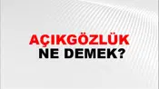Açıkgözlük
