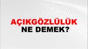 Açıkgözlülük