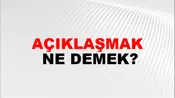 Açıklaşmak