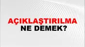 Açıklaştırılma