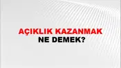Açıklık Kazanmak