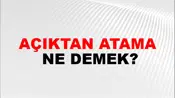 Açıktan Atama