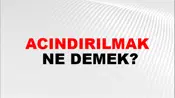 Acındırılmak
