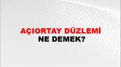 Açıortay Düzlemi