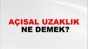 Açısal Uzaklık