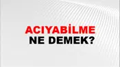 Acıyabilme