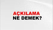 Açkılama