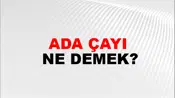 Ada Çayı