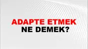 Adapte Etmek