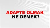 Adapte Olmak
