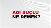 Adi Suçlu