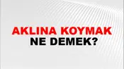 Aklına Koymak