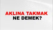 Aklına Takmak