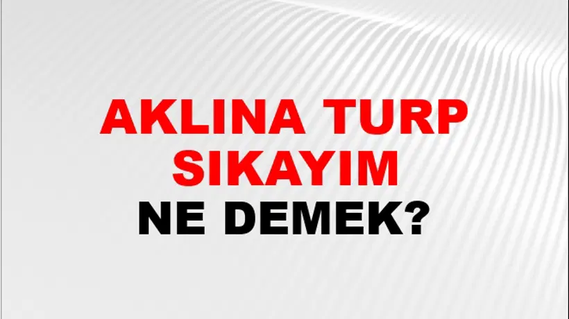Aklına Turp Sıkayım Aklına Turp Sıkayım