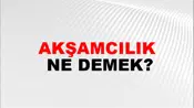 Akşamcılık